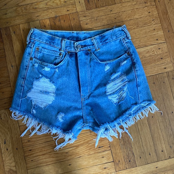 Levi’s 505 denim short size 42 - Picture 2 of 4
